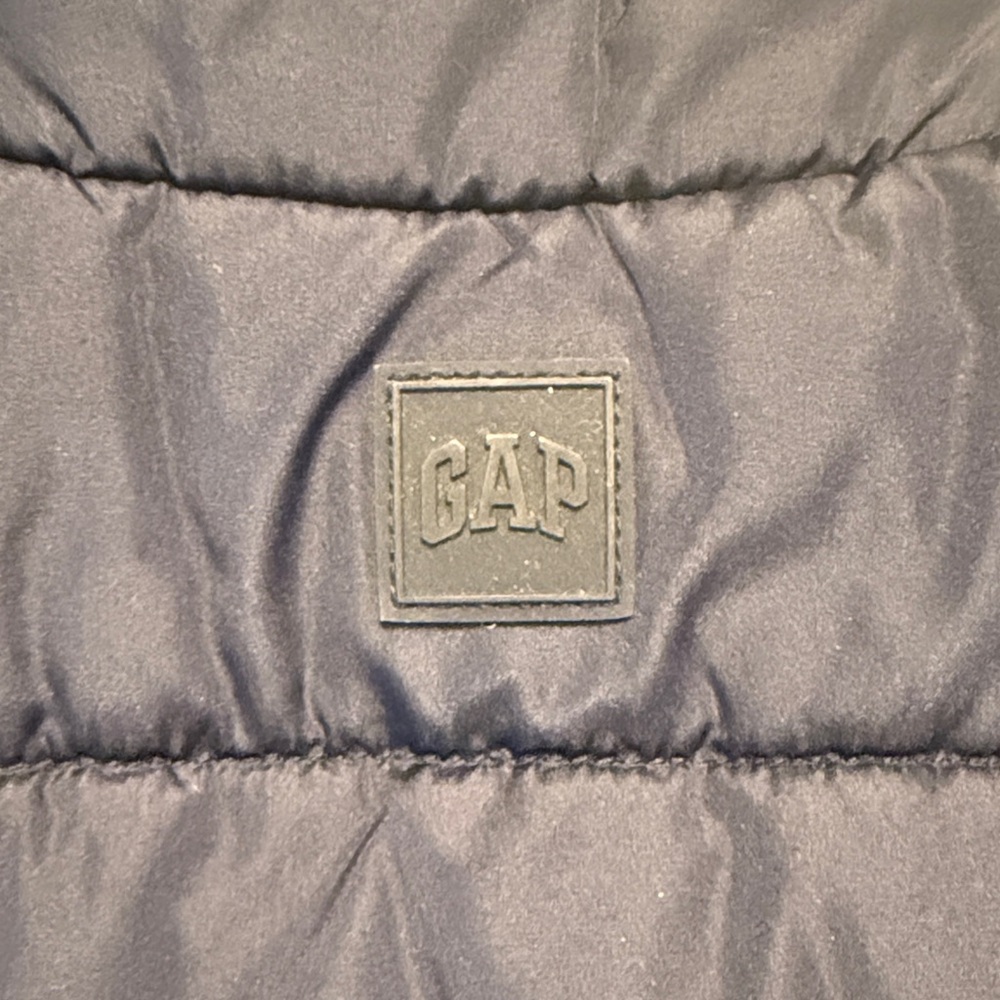GAP Navy Kids Fleece Lined Vest - Picture 5 of 5